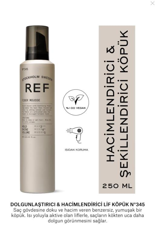 Ref Fıber Mousse N°345 250 Ml