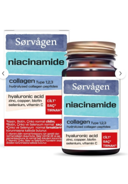 Sorvagen Niacinamide Collagen Hyaluronic Acid 60 Tablet