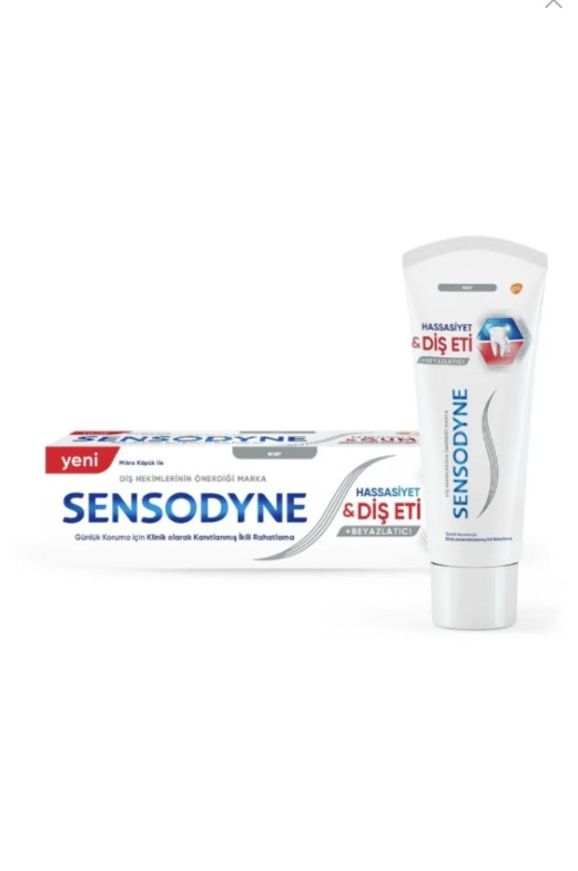 Sensodyne Diş Macunu Hassasiyet ve Güçlü Diş Eti 75 ml