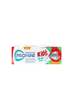 Sensodyne Promine Kids 0-6 Yaş Çilek & Tatlı Nane Aromalı Çocuk Diş Macunu 50 ml