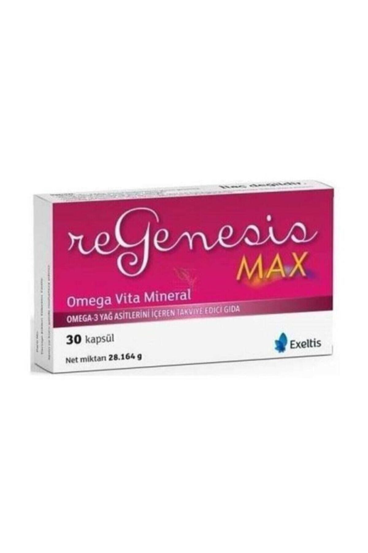 Regenesis Max Omega Vita Mineral 30 Kapsül-Omega 3 Takviye edici Gıda