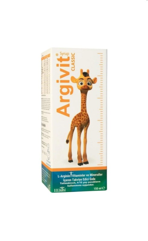 Argivit Vitamin Mineral L-arjinin Şurup 150 ml