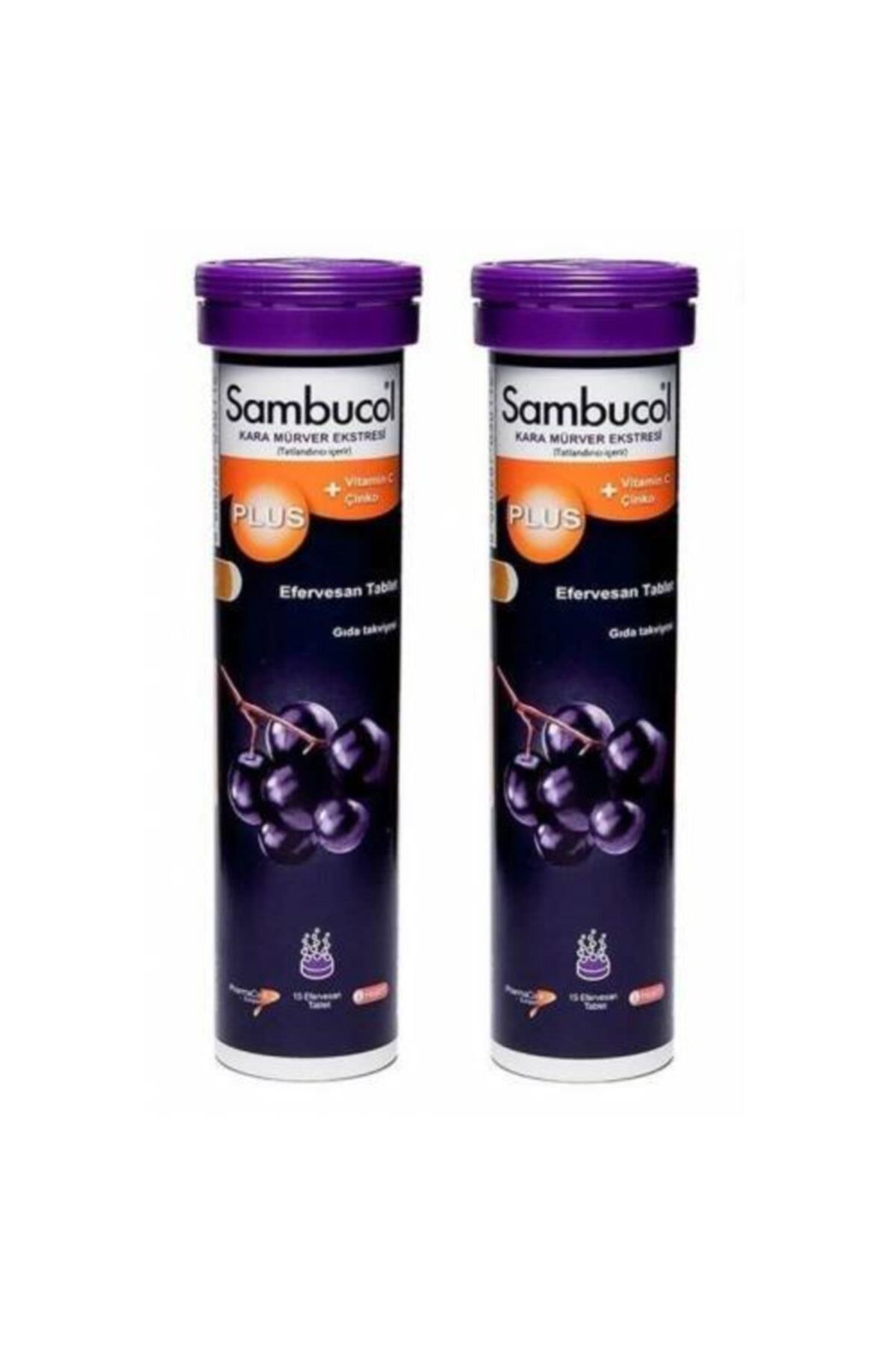 Sambucol Plus 15 Efervesan Tablet 2'li-Takviye Edici Gıda