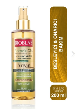 Bioblas Sıvı Saç Kremi 200 Ml Botanic Oils Argan