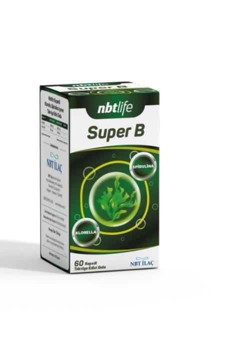 NBT Life Super B Takviye Edici Gıda 60 Kapsül