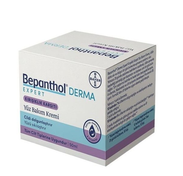 Bepanthol Derma Expert Kırışıklık Karşıtı Yüz Bakım Kremi 50 ml