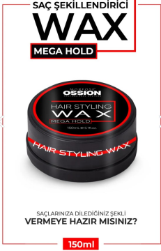 Ossion Premium Barber Line Wax Jel Mega Hold 150Ml