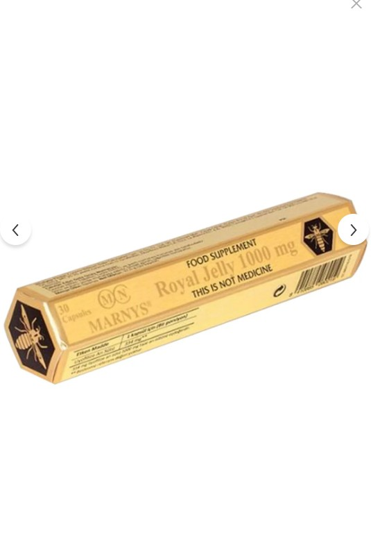Marnys Royal Jelly 1000 Mg (arı Sütü) 30 Kapsül