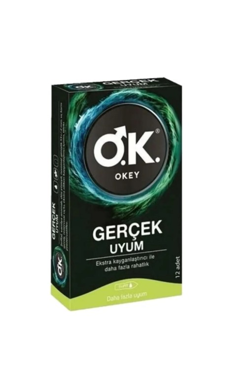 Okey Prezervatif 10 lu Gerçek Uyum