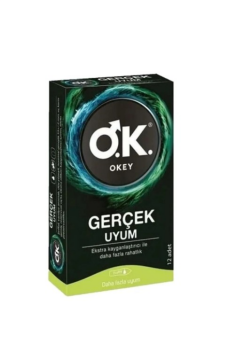 Okey Prezervatif 10 lu Gerçek Uyum