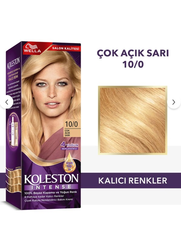 Koleston Intense 10-0 Çok Açık Sarı