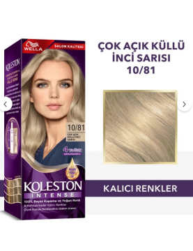 Koleston Intense 10-81 Çok Açık Küllü İnci Sarı