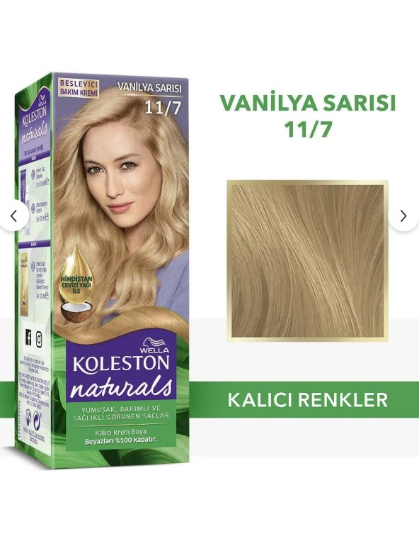 Koleston Naturals 11-7 Vanilya Sarısı