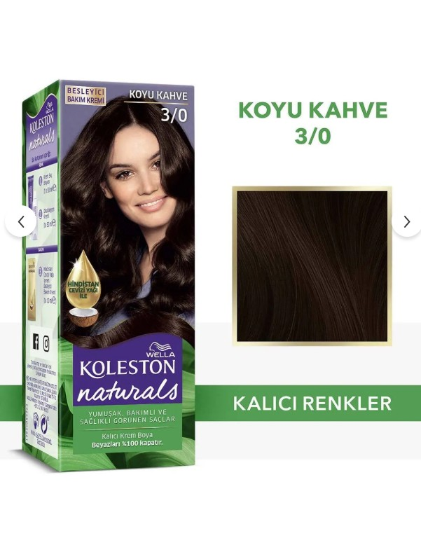 Koleston Naturals 3-0 Koyu Kahve