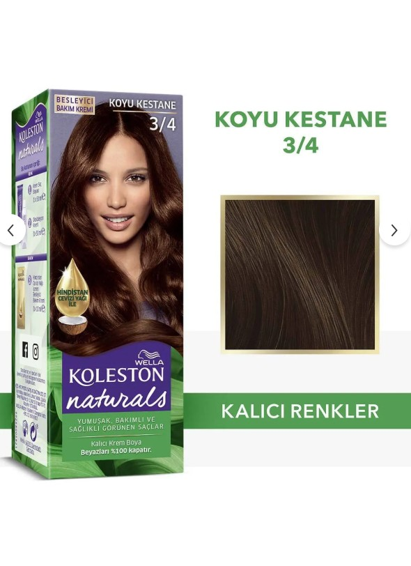 Koleston Naturals 3-4 Koyu Kestane