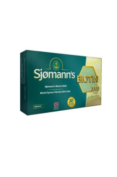 Sjomann's Biotin 30 Çiğneme Tableti