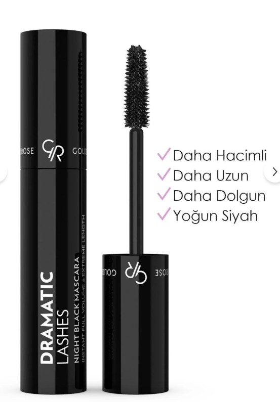 Golden Rose Dramatic Lashes Night Black Mascara