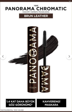 L'Oreal Paris Panorama Chromatic Maskara Brun Leather
