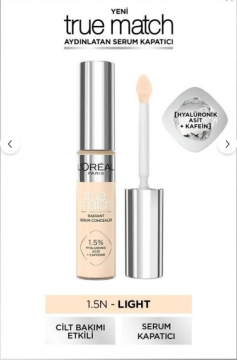 L'Oreal Paris True Match Aydınlatan Serum Kapatıcı 1.5N