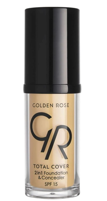 Golden Rose Total Cover 2in1 Foundation&Concealer No:03