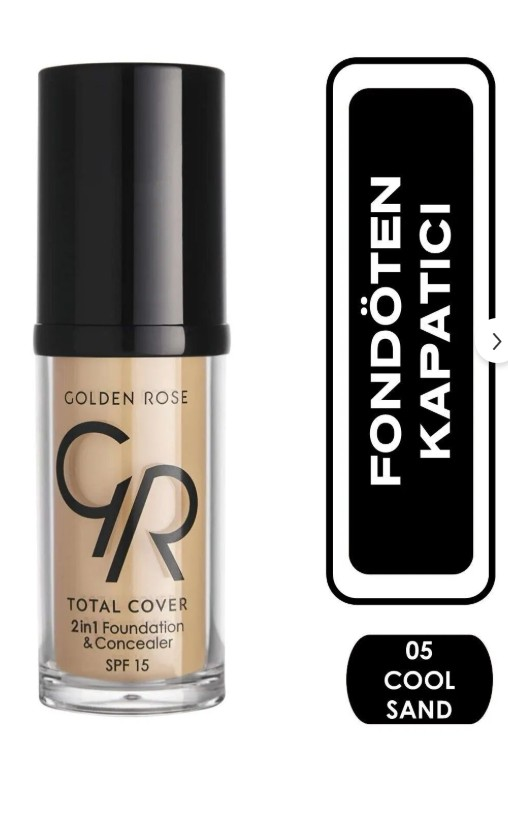 Golden Rose Total Cover 2in1 Foundation&Concealer No:05