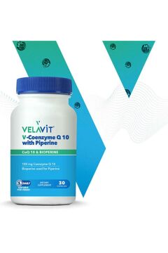 Velavit V-Coenzyme Q 10 With Piperine 30 Kapsül