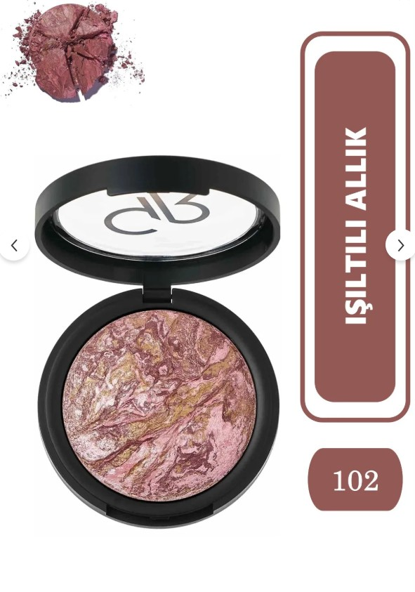 Golden Rose Baked Stardust No:102