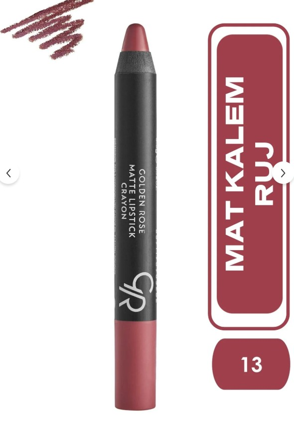 Golden Rose Matte Lipstick  Crayon No:13