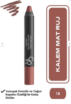 Golden Rose Matte Lipstick  Crayon No:18