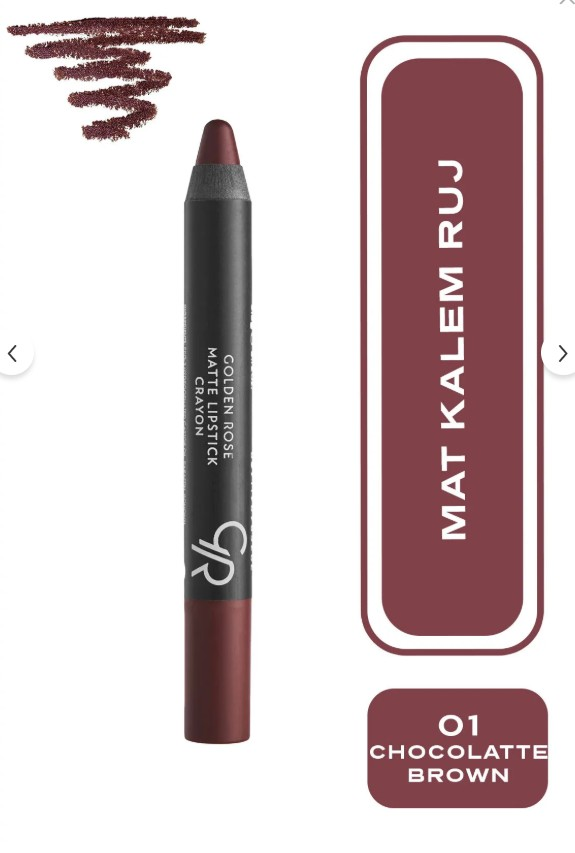 Golden Rose Matte Lipstick  Crayon No:01