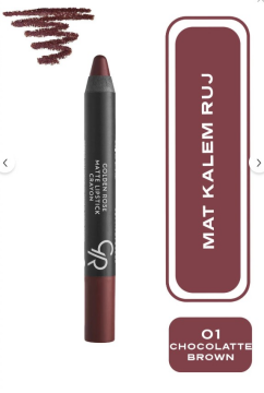 Golden Rose Matte Lipstick  Crayon No:01