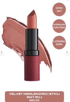Golden Rose Velvet Matte Lipstick  No 01