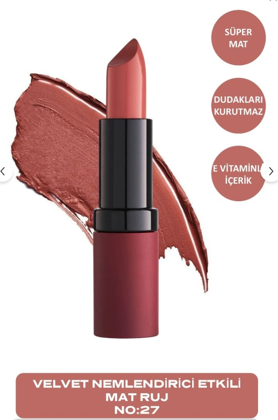 Golden Rose Velvet Matte Lipstick  No 27