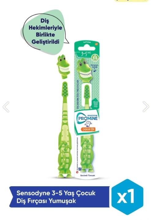 Sensodyne Kids Crodile 3-5 Yaş Arası Soft Diş Fırçası