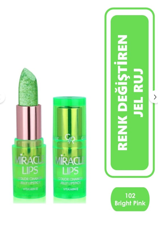 Golden Rose Miracle Lips Color Change Jelly Lipstick No:102