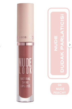 Golden Rose Nude Look Natural Shine Lipg. No:04Peachy Nude