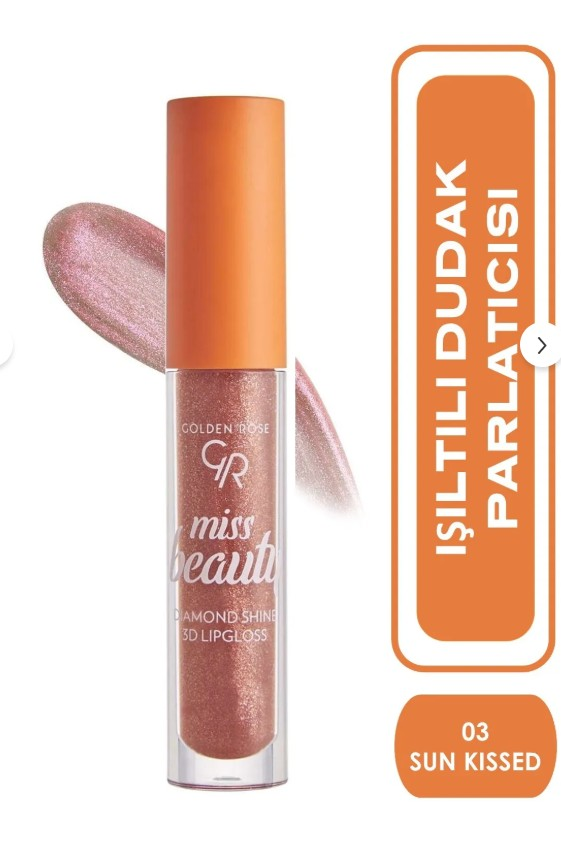 Golden Rose Miss Beauty Diamond Shine 3Dlip.No:03Sunkissed