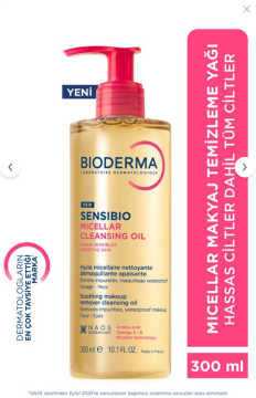 Bioderma Sensibio Micellar Cleansing Oil 300 ml
