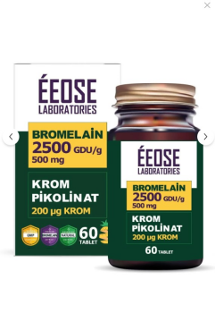 Eeose Bromelain Krom Pikolinat 60 Tablet