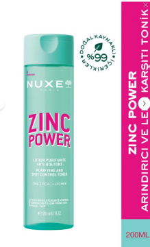 Nuxe Zinc Power Arındırıcı ve Leke Karşıtı Tonik 200 Ml