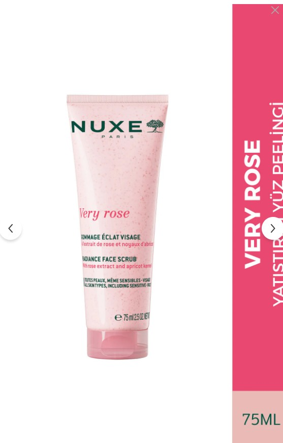 Nuxe Very Rose Yüz Peelingi 75 ml