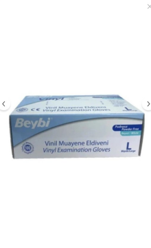 BEYBİ Eldiven Beybi Vinil L Pudrasız