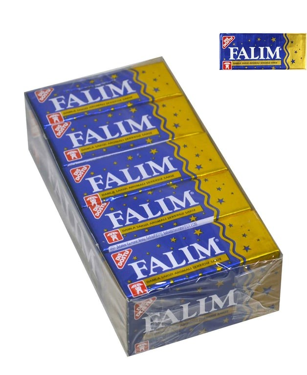 Falım Şekersiz Sakız Damla Sakızı Aromalı 5 li 7 g x 20 Adet