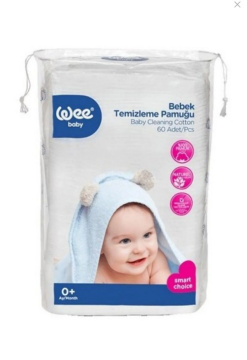 Wee Baby Wee Bebek Temizleme Pamuğu 60'lı