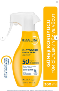 Bioderma Photoderm Family Spf 50 Sprey 300 ml