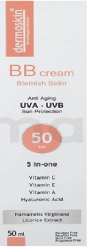 Dermoskin BB Krem SPF50 50 ml - Eski Ambalaj