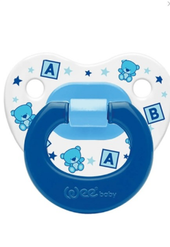 Wee Baby Desenli Damaklı No 2 Emzik 6-18 Ay