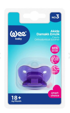 Wee Baby Akide Damaklı No 3 Emzik 18+ Ay