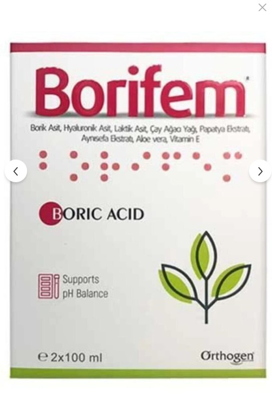 Orthogen Borifem Vajinal Duş 200 ml