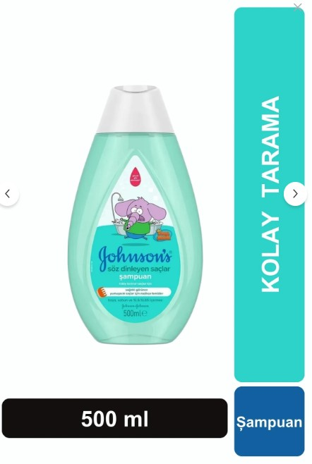 Johnson's Baby Söz Dinleyen Saçlar Şampuan 500 ml